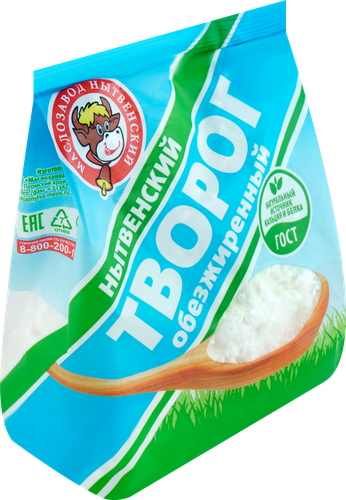 

Творог Маслозавод Нытвенский обезжиренный 1.8% 400 г