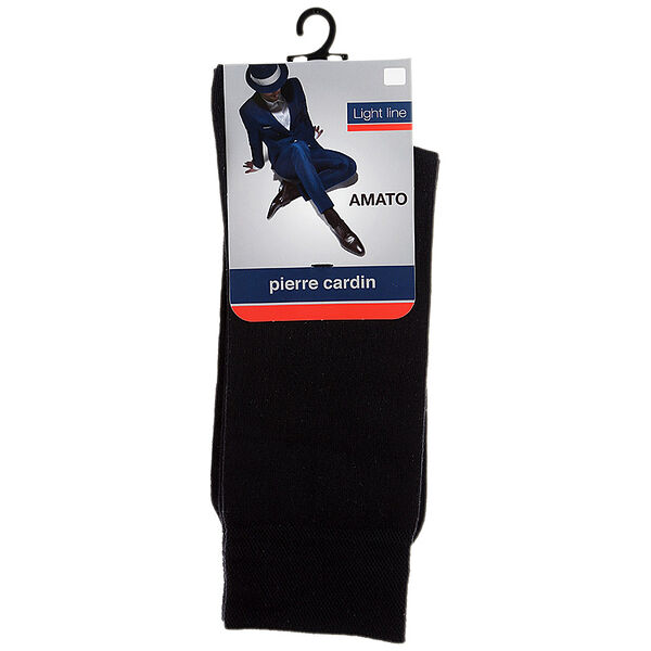 Носки мужские Pierre Cardin Aмато черные, размер 29-31