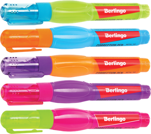 

Корректор-карандаш Berlingo Fuze металлический наконечник 8 мл цвет в ассортименте