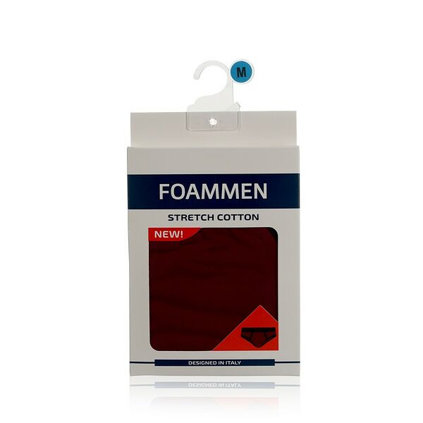 Мужские трусы Foammen Fo210002-2 , Бордовый , M
