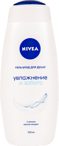 

Гель для душа Nivea Увлажнение и забота с маслом миндаля 500 мл