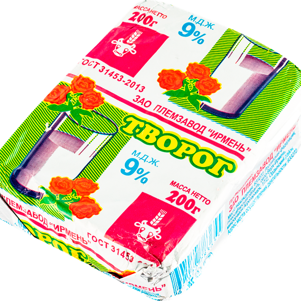 Творог Ирмень 9%