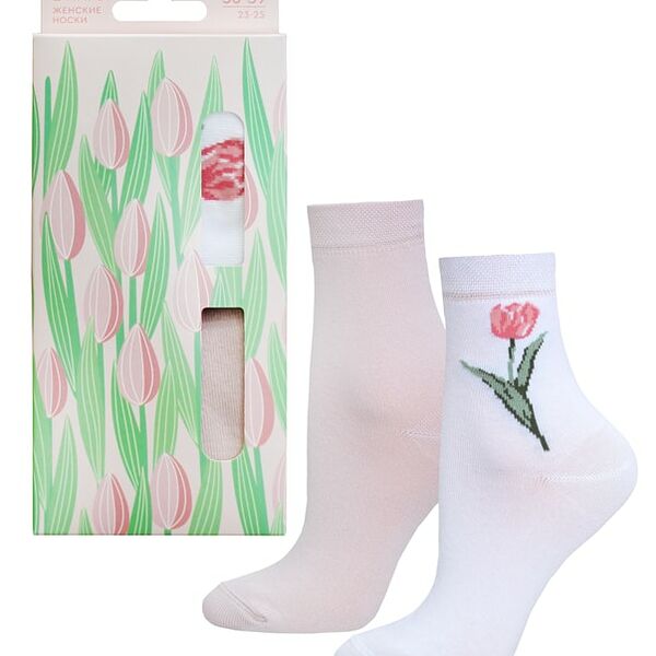 Носки женские Брестские Classic Светло-розовые Размер 36-39 2 пары