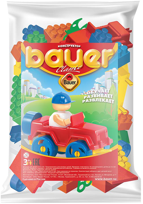 

Конструктор Bauer 931 Классик Эко-пакет 45 деталей