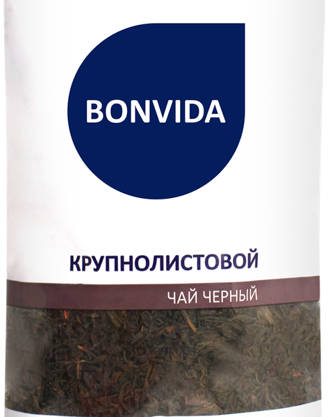Чай черный BONVIDA байховый, крупнолистовой