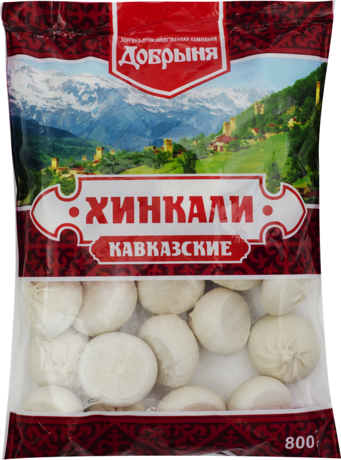 

Хинкали ДОБРЫНЯ Кавказские 800 г