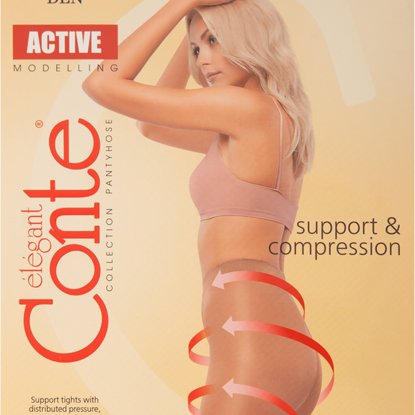 Колготки женские CONTE Active 40 den natural 5