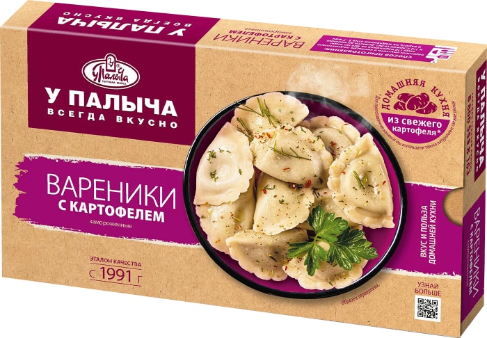 

Вареники У Палыча с картофелем 450 г