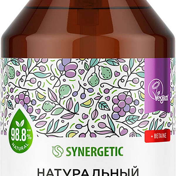 Шампунь для волос Synergetic 2в1 натуральный экстрамягкий 750 мл