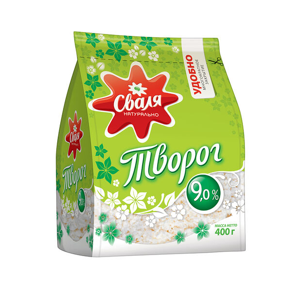 Творог Сваля 9% Россия