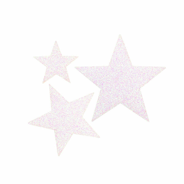 925598 Термоаппликация Звезда самокл.приут.бел.бл. 3шт Prym