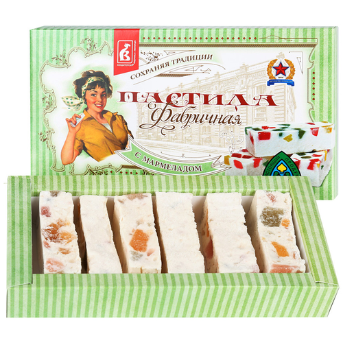 

Пастила ИМПЕРИЯ Фабричная с мармеладом, 255г