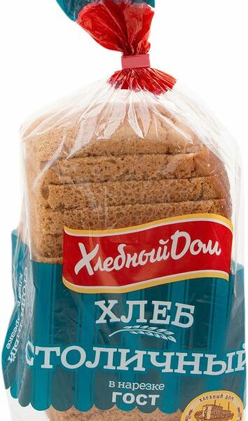 Хлеб Хлебный дом ржано-пшеничный Столичный в нарезке 700 г