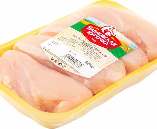 Филе цыплёнка-бройлера Павловская Курочка охлаждённое, кг