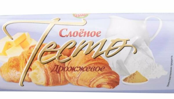 Тесто дрожжевое Сытый слон слоеное