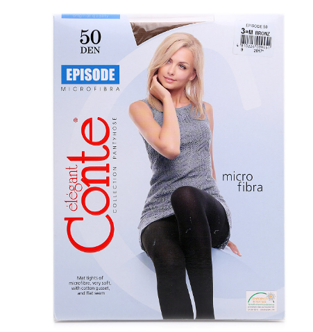 Колготки женские Conte Elegant Episode 50 den bronz размер 3