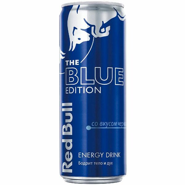 Напиток энергетический Red Bull Blue Edition со вкусом черники, 355мл