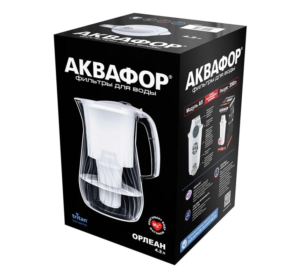 

Фильтр для очистки воды Аквафор Орлеан Р140А5FM синий