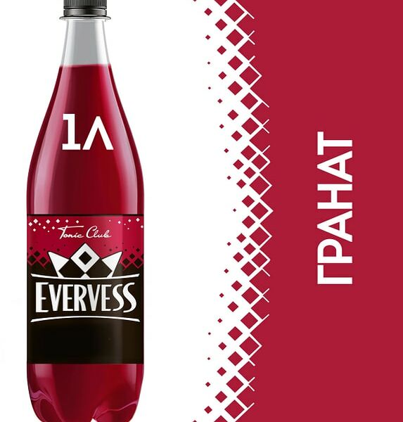 Тоник Evervess Газированный Гранат 1л