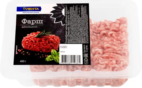 

Фарш из свинины и говядины ЛЕНТА Домашний