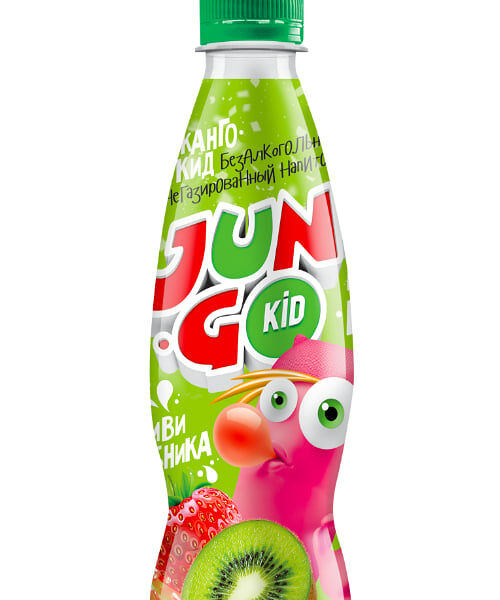 Напиток ДЖАНГО Кид со вкусом киви и клубники негазированный