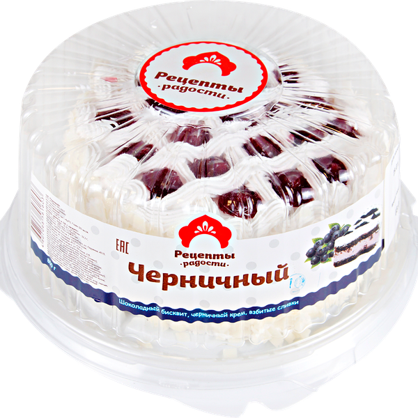 Торт РЕЦЕПТЫ РАДОСТИ Черничный