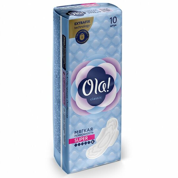 Ola прокладки с крылышками гигиенические № 10 шт