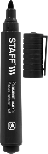Маркер перманентный Staff Basic Budget PM-125 черный