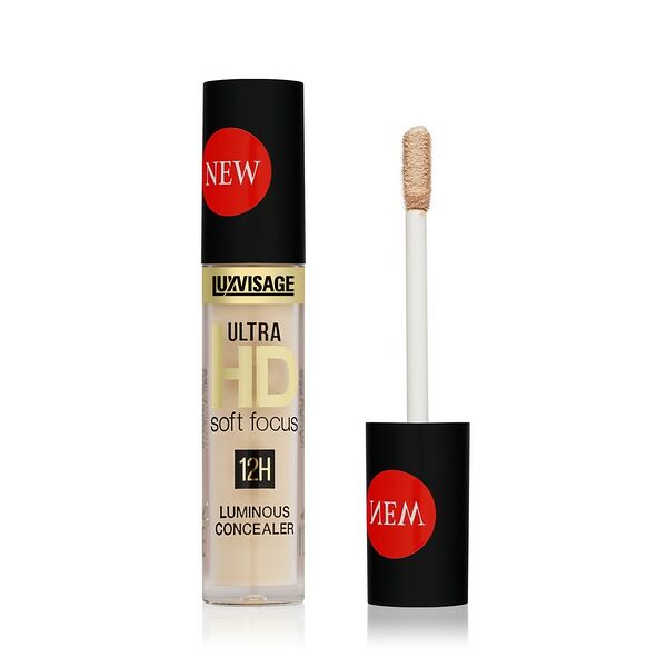 Консилер для лица Luxvisage Ultra HD тон 12 Nude светоотражающий