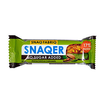 Батончик протеиновый Snaq Fabriq в шоколаде SNAQER фисташка-карамель 50 г