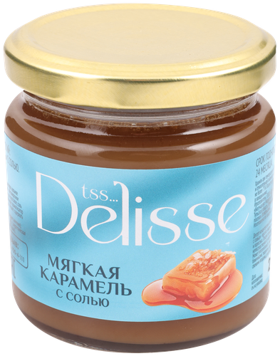 

Десерт кондитерский DELISSE Мягкая карамель с солью