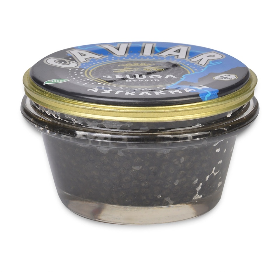 

Икра белуги Caviar зернистая гибрид забойная 56.8 г