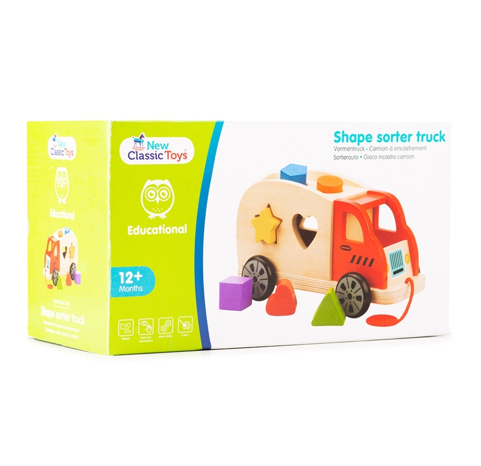 

Игрушка New classic toys Сортер деревянный Грузовик 1шт Нидерланды