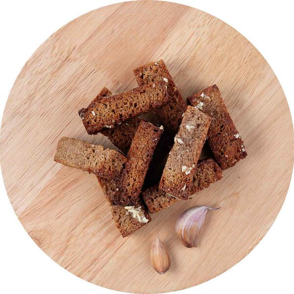 Сухарики с чесноком