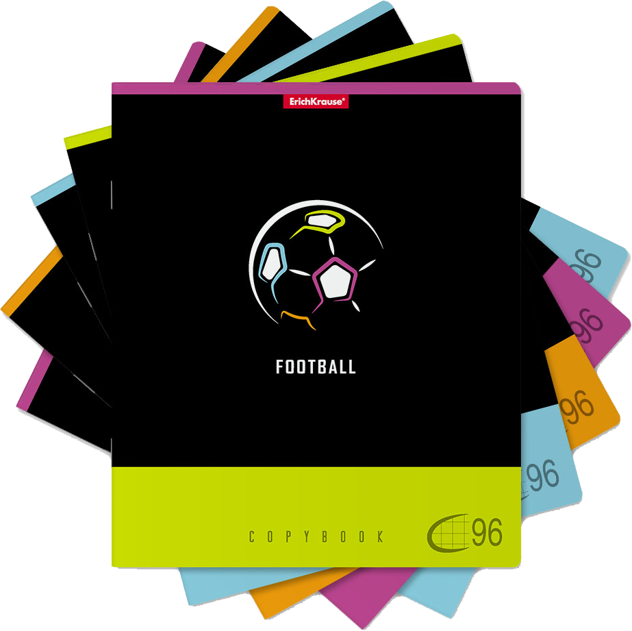 

Тетрадь ErichKrause ЭК Sport скрепка клетка 96 листов 1 шт. дизайн в ассортименте