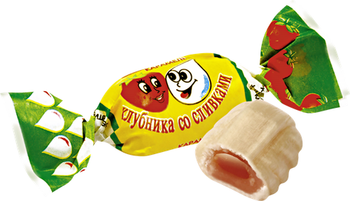 

Карамель Рот Фронт Клубника со сливками 250 г