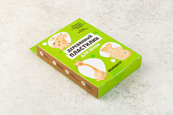 Деревянный пластилин для творчества