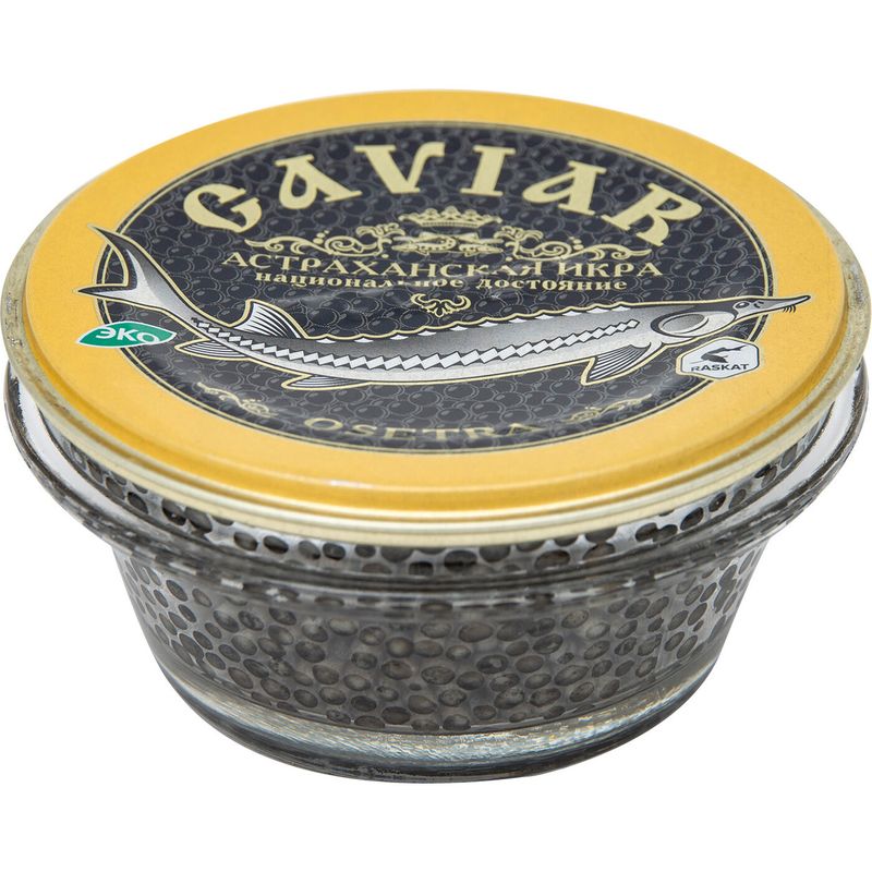 

Икра осетровая Caviar зернистая непастеризованная Раскат 113г
