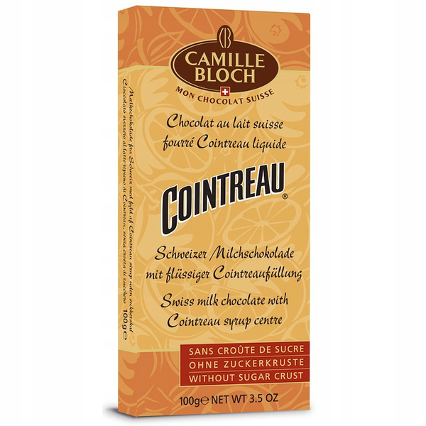 Шоколад Camille Bloch Cointreau молочный с коньяком