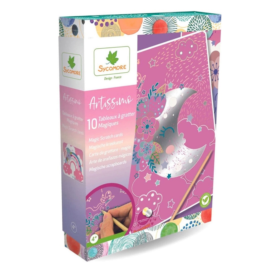 

Набор для скретчинга Sycomore Artissimo Волшебство 4+, Франция