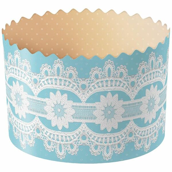 Формы для кулича Домашняя Кухня бумажные в наборе 3 шт., дизайн, цвет в ассортименте