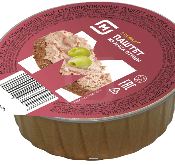 Паштет Магнит СТМ из мяса птицы