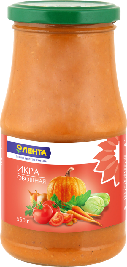 

Икра овощная ЛЕНТА