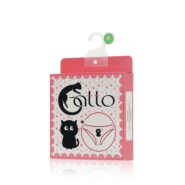 Женские трусы-слипы Atto Gatto, белые, M