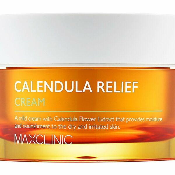 MAXCLINIC Calendula Relief Cream Увлажняющий крем для чувствительной и проблемной кожи лица, 50 мл