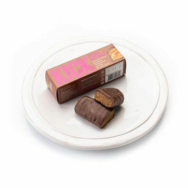 Батончик с солёной карамелью в карамельном шоколаде