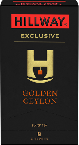 

Чай черный Hillway Exclusive Golden ceylon в пакетиках 25 х 2 г