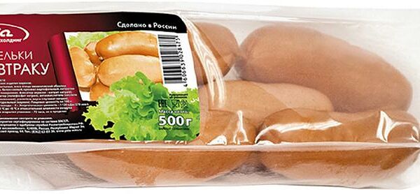 Сардельки Йошкар-Олинский Мк к завтраку вареная