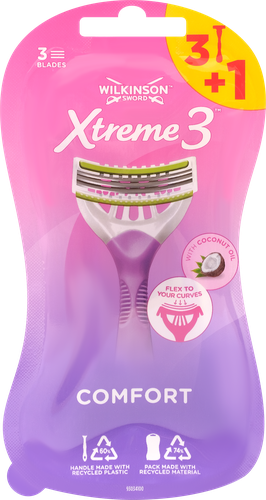 

Станок одноразовый для бритья WILKINSON SWORD Comfort Xtreme3 Sensitive, 4шт