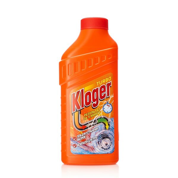 Гель для устранения засоров Kloger Turbo